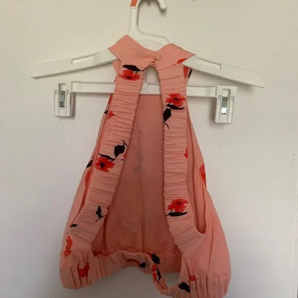 Pink Linen Floral 2-piece Set XS - Picture 9 of 12